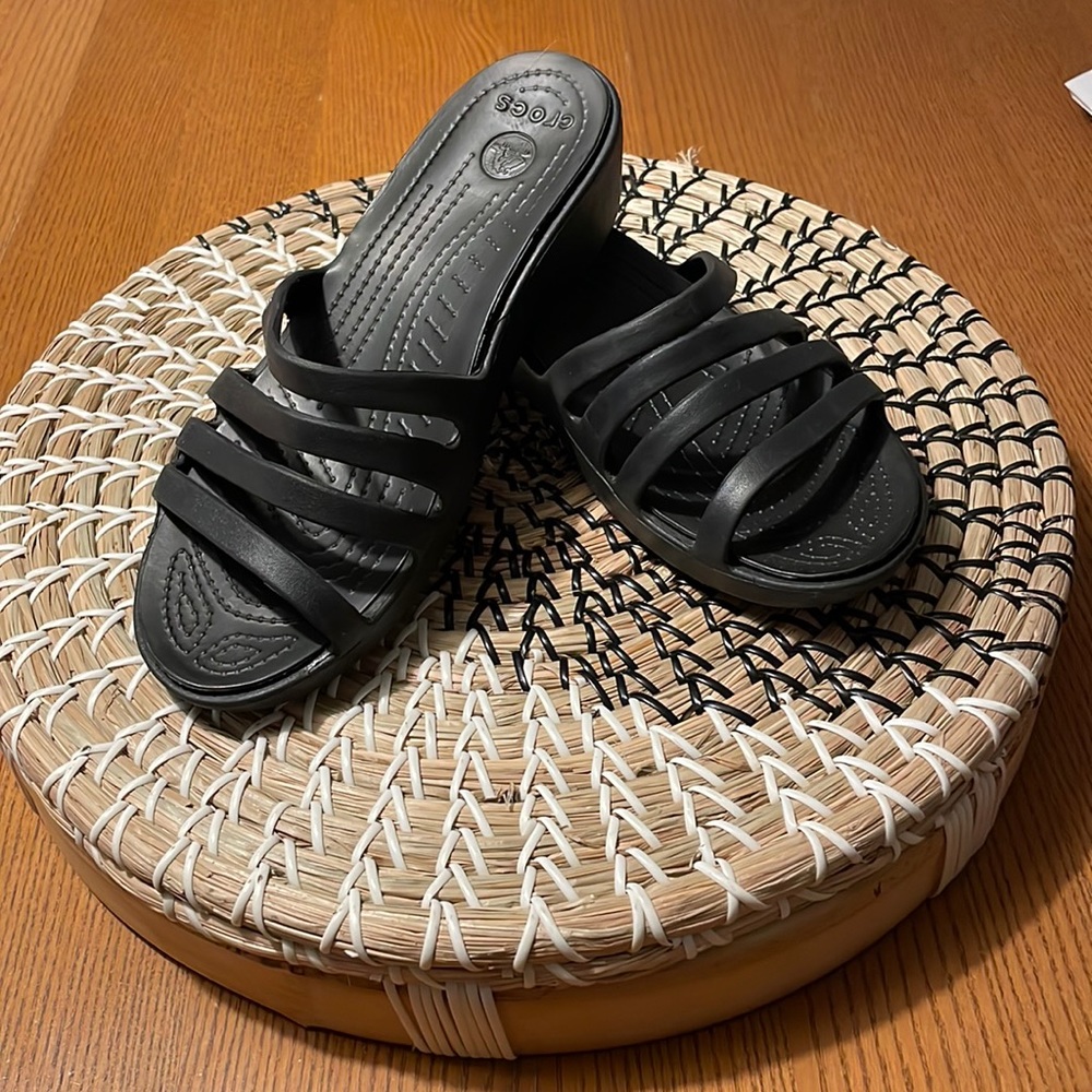 CROCS Rhonda Wedge Sandals sz 8W